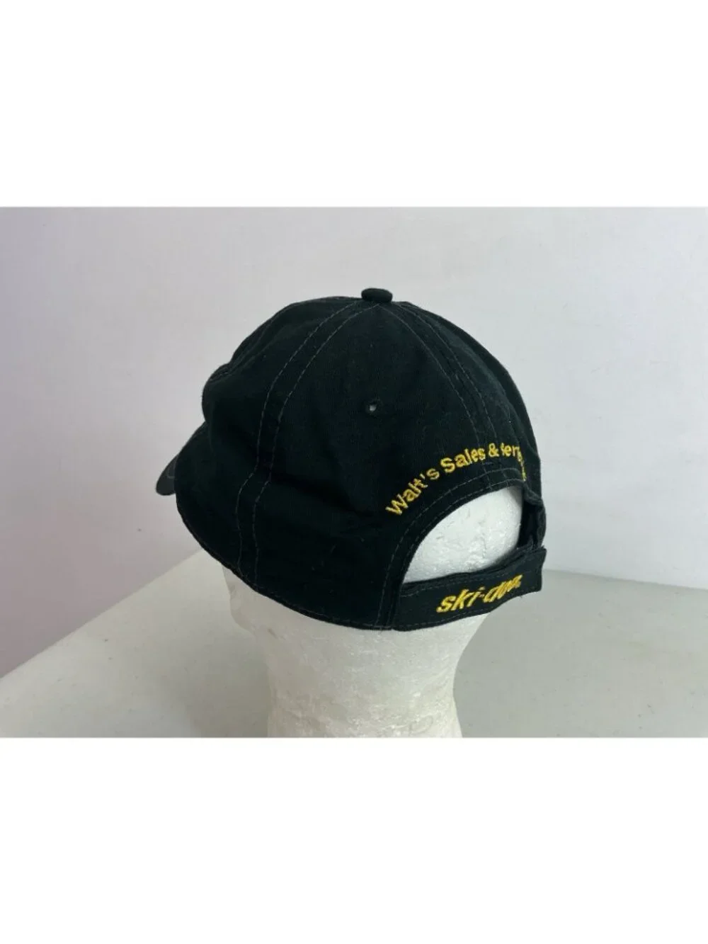 Ski Doo Hat Black Adjustable Cap Mens One Size